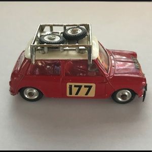 Vintage Corgi 1967 Monte Carlo Rally BMC Mini-Cooper